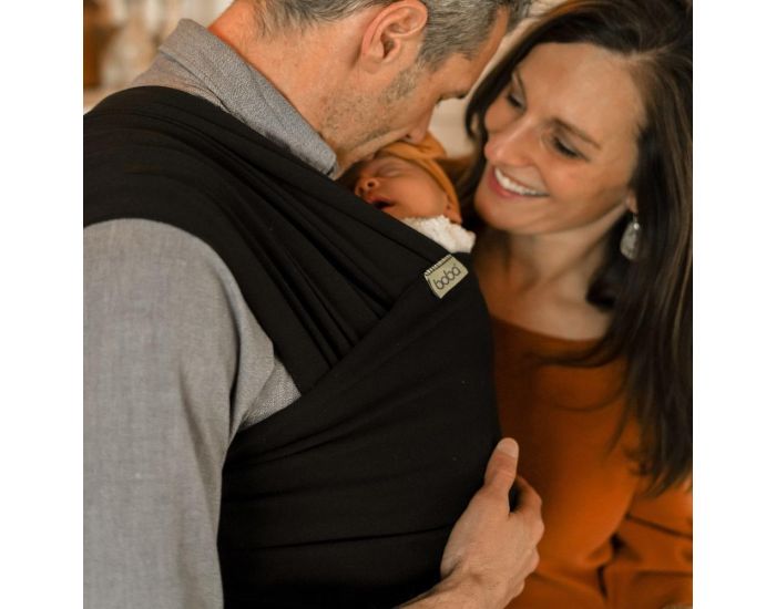 BOBA Echarpe de Portage Boba Wrap Noir (2)