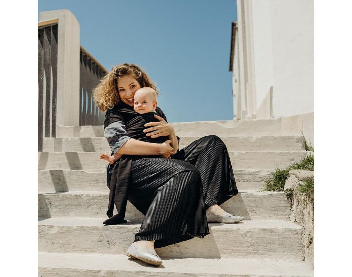 BOBA Echarpe de Portage Boba Wrap Noir (18)