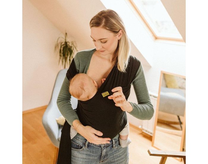 BOBA Echarpe de Portage Boba Wrap Noir (3)