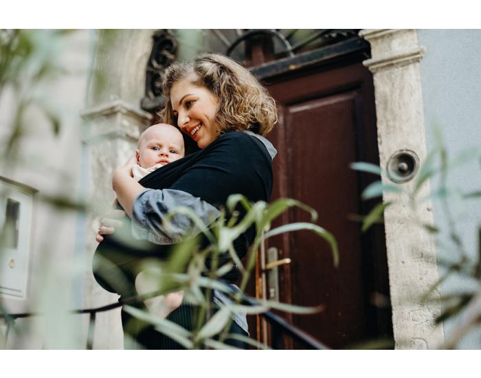 BOBA Echarpe de Portage Boba Wrap Noir (21)