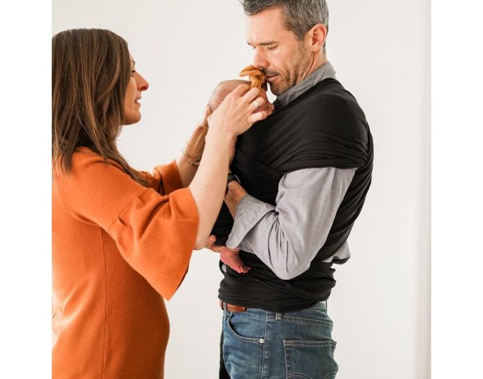 BOBA Echarpe de Portage Boba Wrap Noir (4)