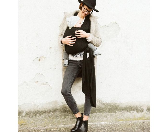 BOBA Echarpe de Portage Boba Wrap Noir (5)