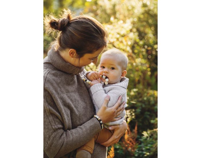 MAWEN MATERNE Collier d'Allaitement ou de Dentition Bois et Silicone - Wood Sil (3)