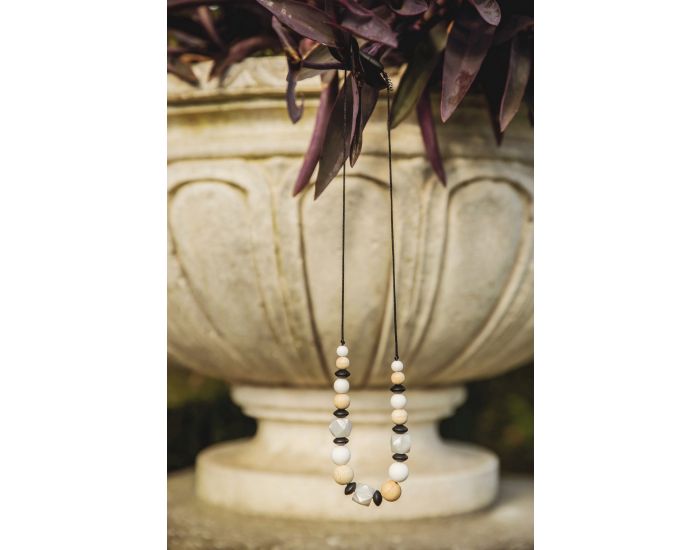 MAWEN MATERNE Collier d'Allaitement ou de Dentition Bois et Silicone - Wood Sil (4)