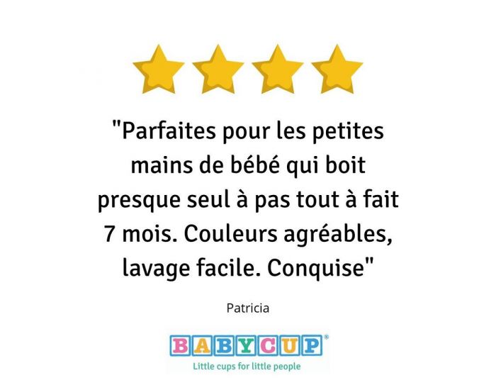 BABYCUP Premi�res Tasses Gradu�es - Lot de 4  (2)