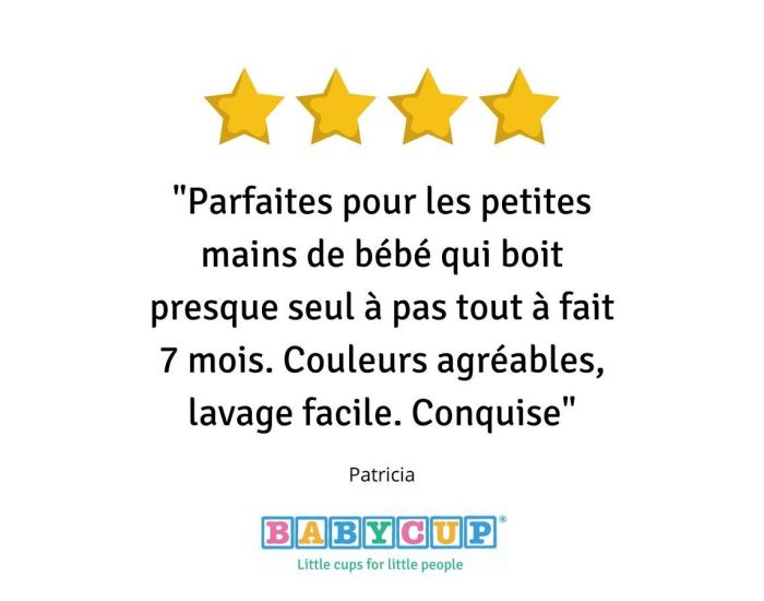 BABYCUP Premi�res Tasses Gradu�es - Lot de 4  (6)