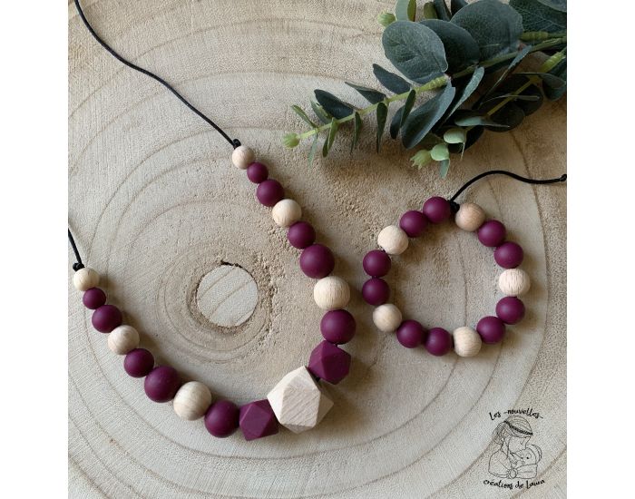 MAWEN MATERNE Collier d'Allaitement et de Dentition - Raisin (3)