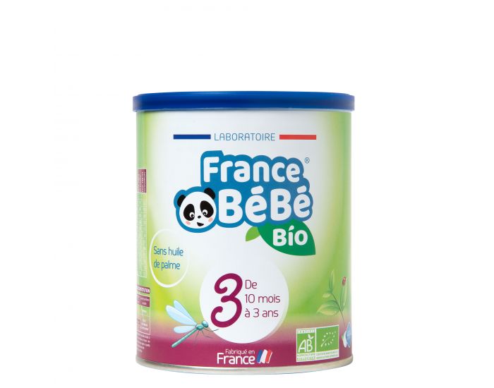 FRANCE BB BIO Pack 3 Boites Lait Croissance 3 - Ds 10 mois - DLC Courte : 10/01/2021 (1)