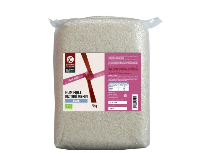ARTISANS DU MONDE Riz Bio Hom Mali Blanc en Vrac - 5kg (2)