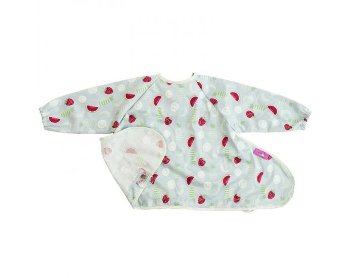 TIDY TOT Bavoir Manches Longues Nomade - Taille Unique - Fruits (1)