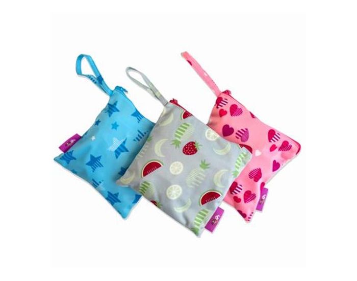 TIDY TOT Bavoir Manches Longues Nomade - Taille Unique - Fruits (2)