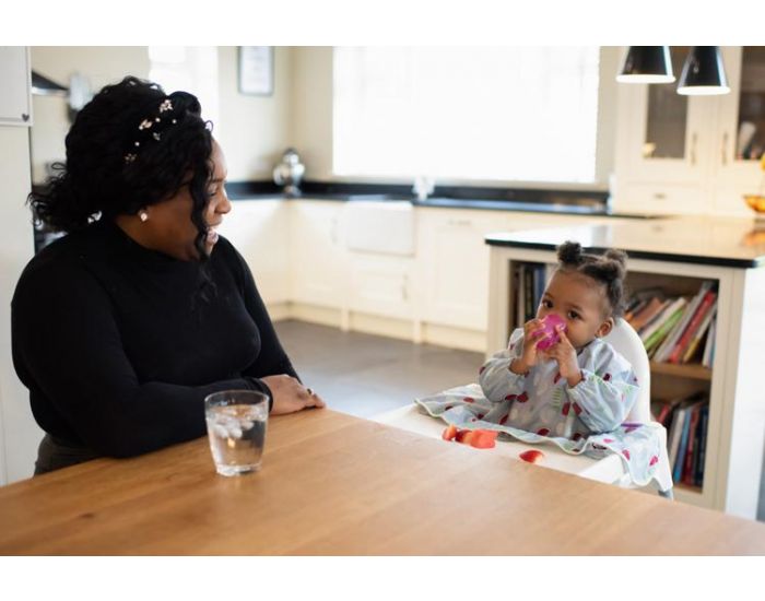 TIDY TOT Bavoir Manches Longues Nomade - Taille Unique - Fruits (3)