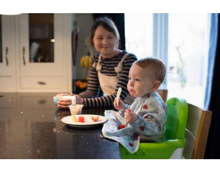 TIDY TOT Bavoir Manches Longues Nomade - Taille Unique - Fruits (4)