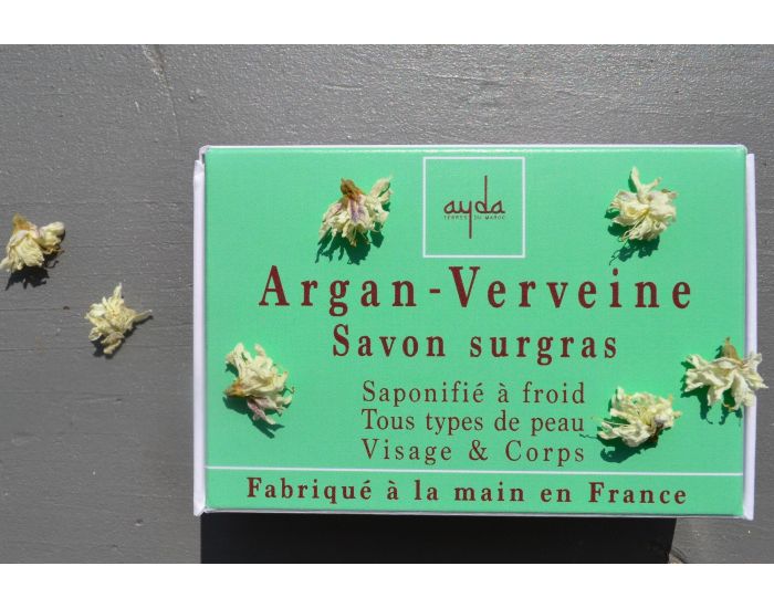 AYDA COSMETICS Savon  Froid Surgras Argan-Verveine Bio & Vegan - 100g (2)