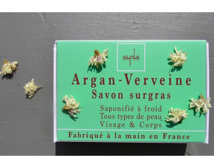 AYDA COSMETICS Savon � Froid Surgras Argan-Verveine Bio & Vegan - 100g (2)