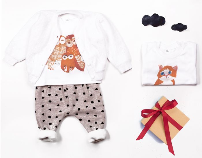 BABYBIRD T-Shirt Manches-Longues, Famille Chouette (2)
