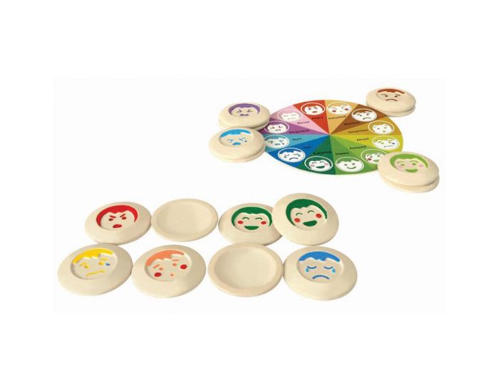 PLAN TOYS M�mo des �motions en Bois - A Partir de 2 ans. (3)