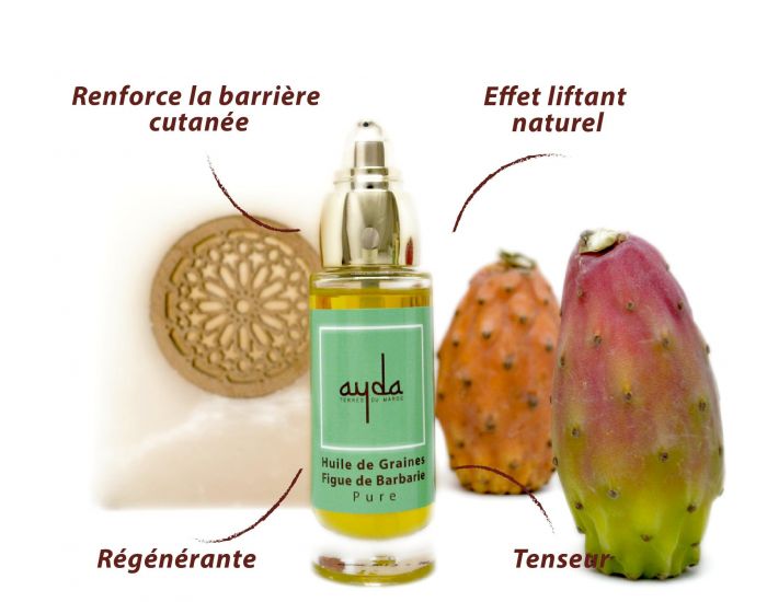 AYDA COSMETICS Huile de Figue de Barbarie Pure et Bio.  (3)