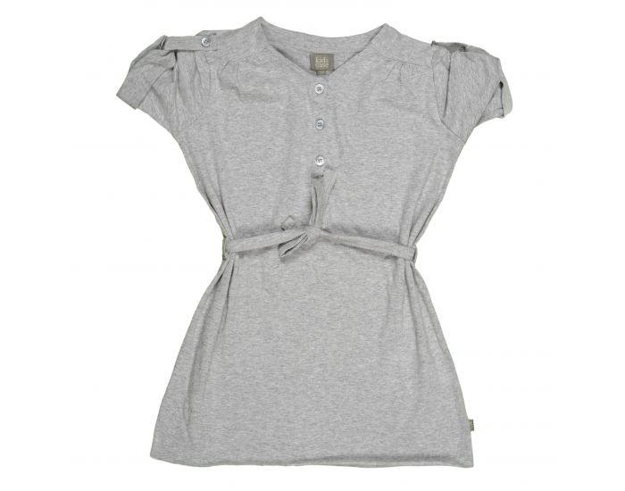KIDSCASE Robe Grise en Coton Bio (2)
