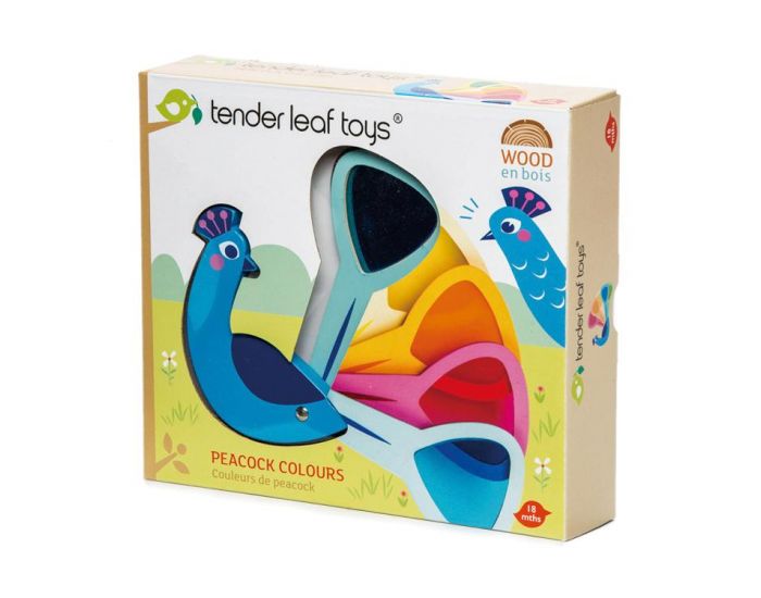 TENDER LEAF Jeux de Couleurs Paon - D�s 18 mois.  (2)