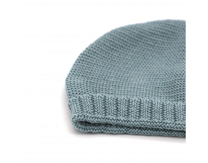 PREMIERS MOMENTS Bonnet Tricot� en Coton Bio - For�t (1)