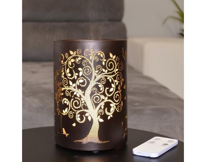 ZEN'AROME Diffuseur d'Huiles Essentielles avec Tlcommande et Eclairage Led - Vita (1)