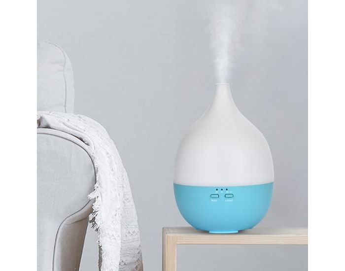 ZEN'AROME Diffuseur d'Huiles Essentielles Ultrasonique avec Eclairage Led - Syros V2 (1)