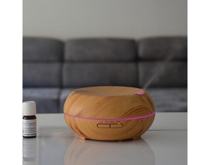 ZEN'AROME Diffuseur d'Huiles Essentielles Ultrasonique avec Eclairage Led - Woody (3)