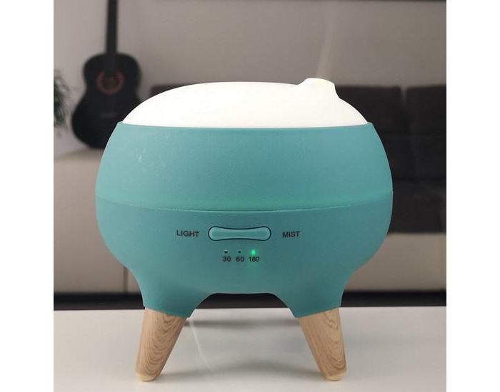 ZEN'AROME Diffuseur d'Huiles Essentielles Ultrasonique avec Eclairage Led (1)