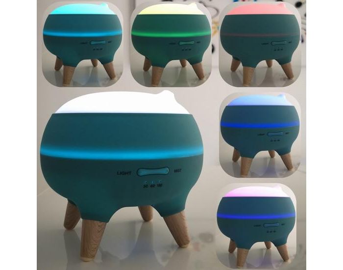 ZEN'AROME Diffuseur d'Huiles Essentielles Ultrasonique avec Eclairage Led (2)