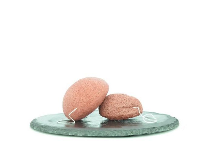 SUN AND SIA Eponge Konjac 100% Naturelle Enrichie � l'Argile Rouge - 100g (3)