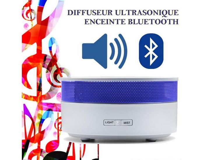 ZEN'AROME Diffuseur d'Huiles Essentielles avec Enceinte Bluetooth Oia V2 (3)