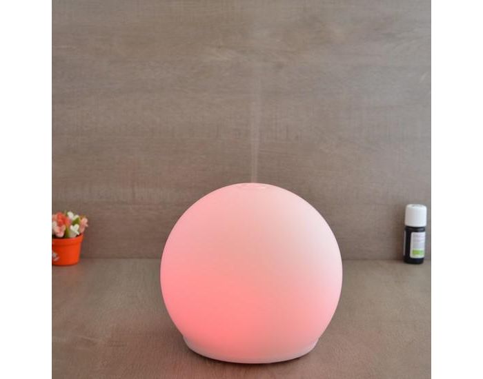 ZEN'AROME Diffuseur d'Huiles Essentielles Ultrasonique en Verre avec Eclairage Led O'Zen (1)