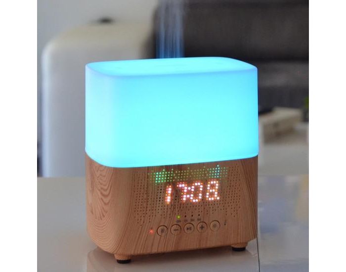 ZEN'AROME Diffuseur d'Huiles Essentielles Ultrasonique Multifonctions Tempo (1)