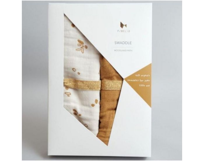 FABELAB Lot de 2 Maxi-Langes Bio - 120 x 120 cm (1)