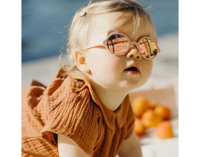 KI ET LA Lunettes de Soleil OURS'ON x Carole Tolila 1-2 ans - Peach (2)