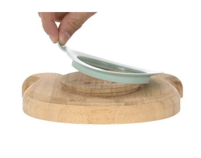 LASSIG Assiette Ventous�e En Bambou   (2)