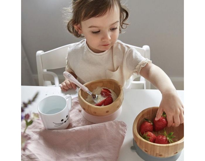 LASSIG Assiette Ventous�e En Bambou   (4)