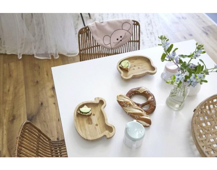 LASSIG Assiette Ventous�e En Bambou   (10)