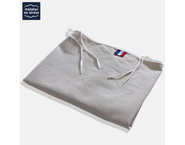 MATELAS NO STRESS Couette B�b� Bio en Laine et Coton 100 % Naturelle (2)