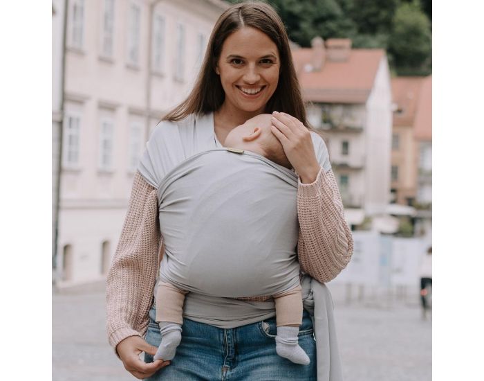 BOBA Echarpe de Portage en Bambou Boba Wrap - Serenity (1)