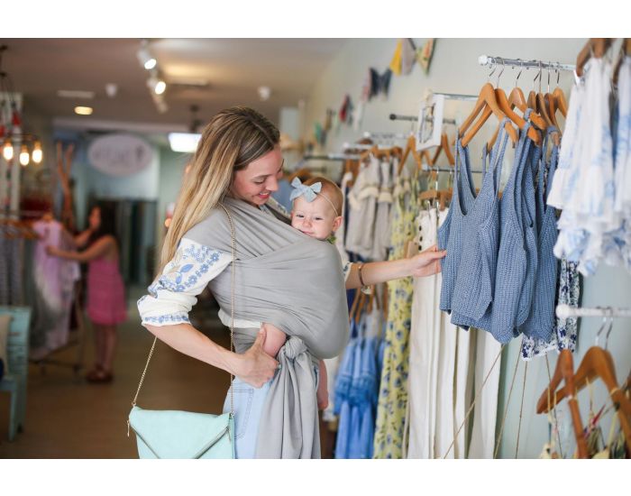 BOBA Echarpe de Portage en Bambou Boba Wrap - Serenity (20)