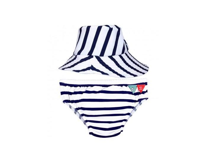 MAYOPARASOL Ensemble Chapeau UV et Maillot Couche Piscine - Sophie� en Croisi�re (1)