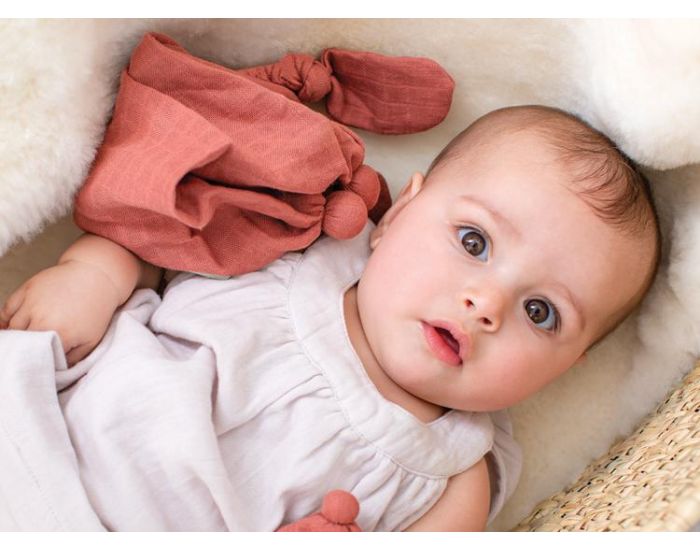 HOPPA Doudou Floppy En Mousseline De Coton Bio - D�s La Naissance  (1)