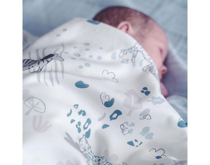 SNAP THE MOMENT Couverture 2 en 1 Photobooth 100% Coton - Safari (11)