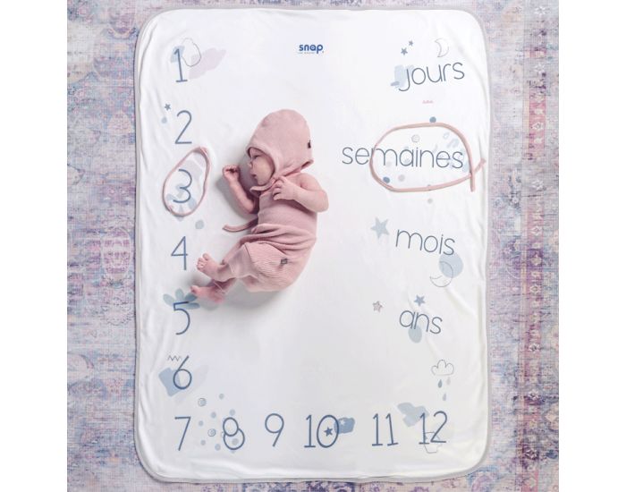 SNAP THE MOMENT Couverture 2 en 1 Photobooth 100% Coton - Safari (15)