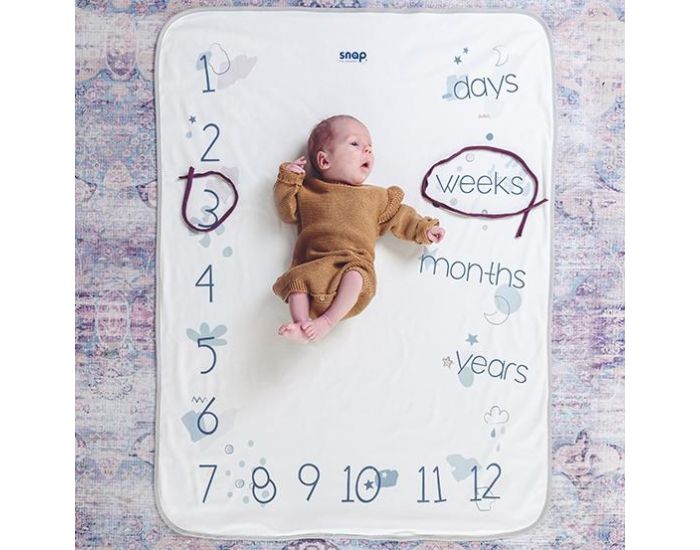 SNAP THE MOMENT Couverture 2 en 1 Photobooth 100% Coton - Safari (16)