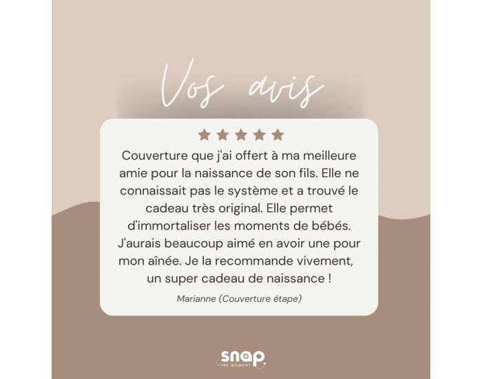 SNAP THE MOMENT Couverture 2 en 1 Photobooth 100% Coton - Safari (8)