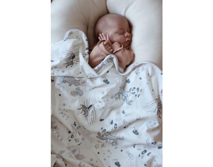 SNAP THE MOMENT Couverture 2 en 1 Photobooth 100% Coton - Safari (10)