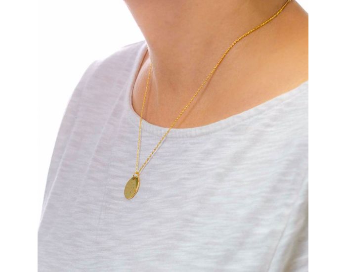 THE GOOD KARMA SHOP Collier Signe du Zodiaque Or 18 Carats - Verseau (5)